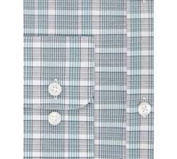 Calvin Klein Steel Classic/regular-fit Non-iron Performance Stretch Green Check Dress Shirt Green Multi thumbnail 2
