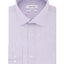 Calvin Klein Steel Classic/regular-fit Stretch Performance Non-iron Purple Check Dress Shirt Lilac