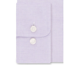 Calvin Klein Steel Classic/regular-fit Stretch Performance Non-iron Purple Check Dress Shirt Lilac thumbnail 2