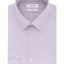 Calvin Klein Steel+ Slim-fit Non-iron Performance Stretch Micro Check Dress Shirt Purple