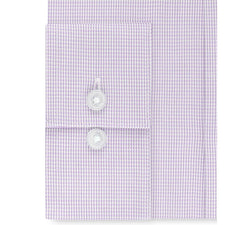 Calvin Klein Steel+ Slim-fit Non-iron Performance Stretch Micro Check Dress Shirt Purple thumbnail 2
