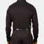 Calvin Klein Steel Slim-fit Non-iron Stretch Performance Dress Shirt Jet Black