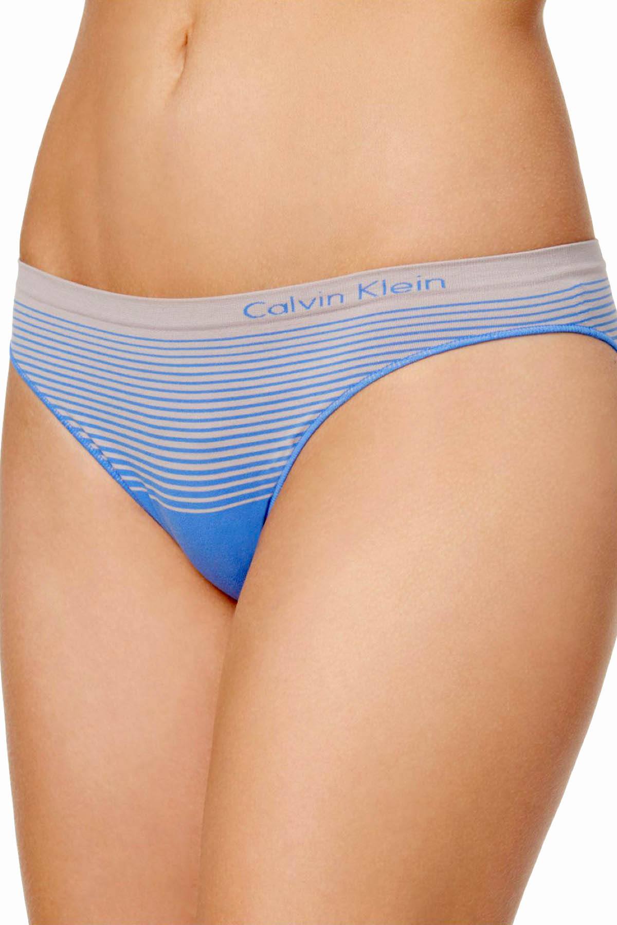 Calvin Klein Stella-Blue Illusions Seamless Bikini Brief