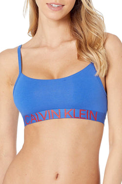 Calvin Klein Stellar Blue Statement 1981 Logo 2-Way Bralette thumbnail 2