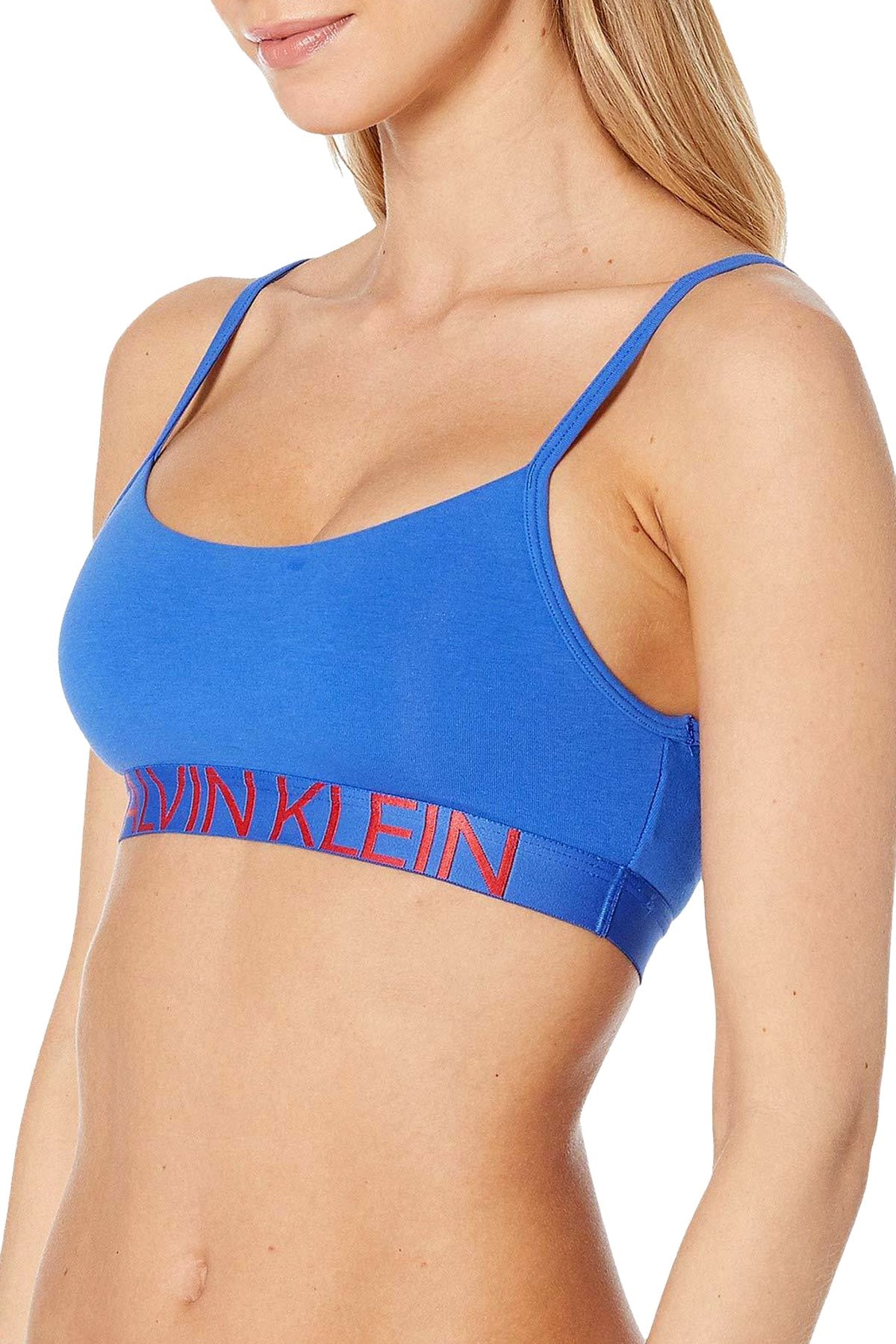 Calvin Klein Stellar Blue Statement 1981 Logo 2-Way Bralette