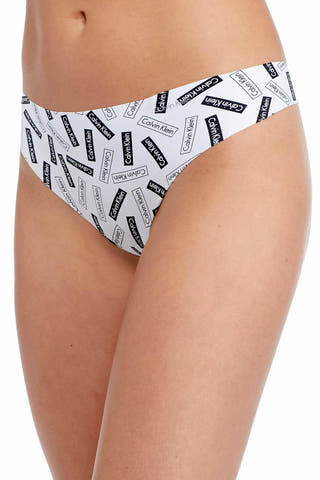Calvin Klein Sticker-Logo Invisibles Thong