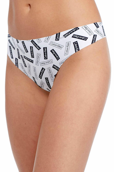 Calvin Klein Sticker-Logo Invisibles Thong