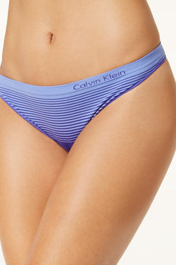 Calvin Klein Stimulate/Tranquil-Blue Seamless Illusions Thong thumbnail 3