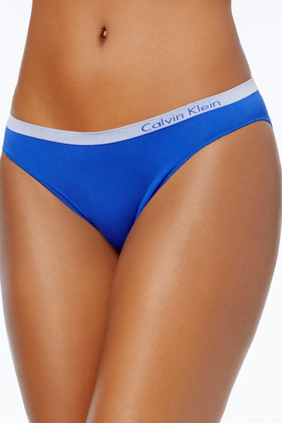 Calvin Klein Streak-Blue Pure Seamless Bikini