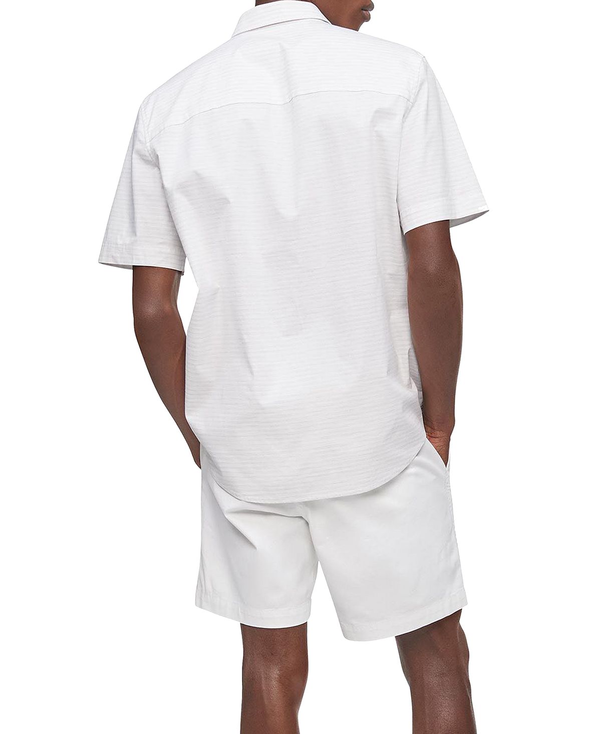 Calvin Klein Striped Shirt Brilliant White