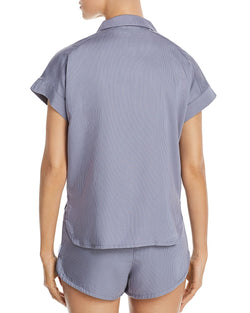 Calvin Klein Striped Sleep Tunic Blue Granite thumbnail 2