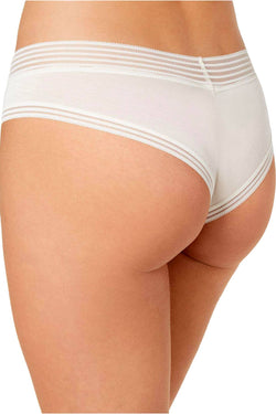 Calvin Klein Striped Waist Hipster in Ivory thumbnail 2
