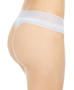 Calvin Klein Striped-waist Thong Underwear Qd3670 Ice Pulp thumbnail 3