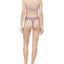 Calvin Klein Striped-waist Thong Underwear Qd3670 Plum Dust