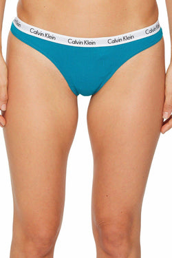 Calvin Klein Teal/Grey/Teal-Stripe Carousel Thong 3-Pack thumbnail 4