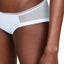 Calvin Klein Teardrop-Blue Sculpted Mesh-Panel Bikini Brief