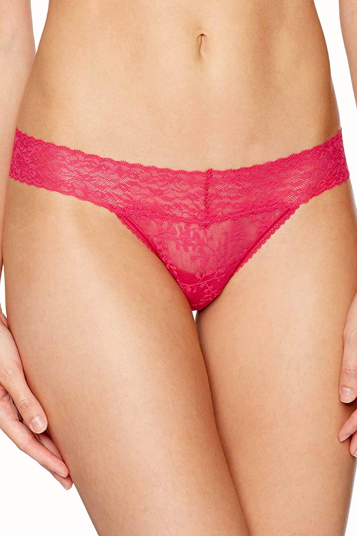 Calvin Klein Transpink Bare Lace Thong