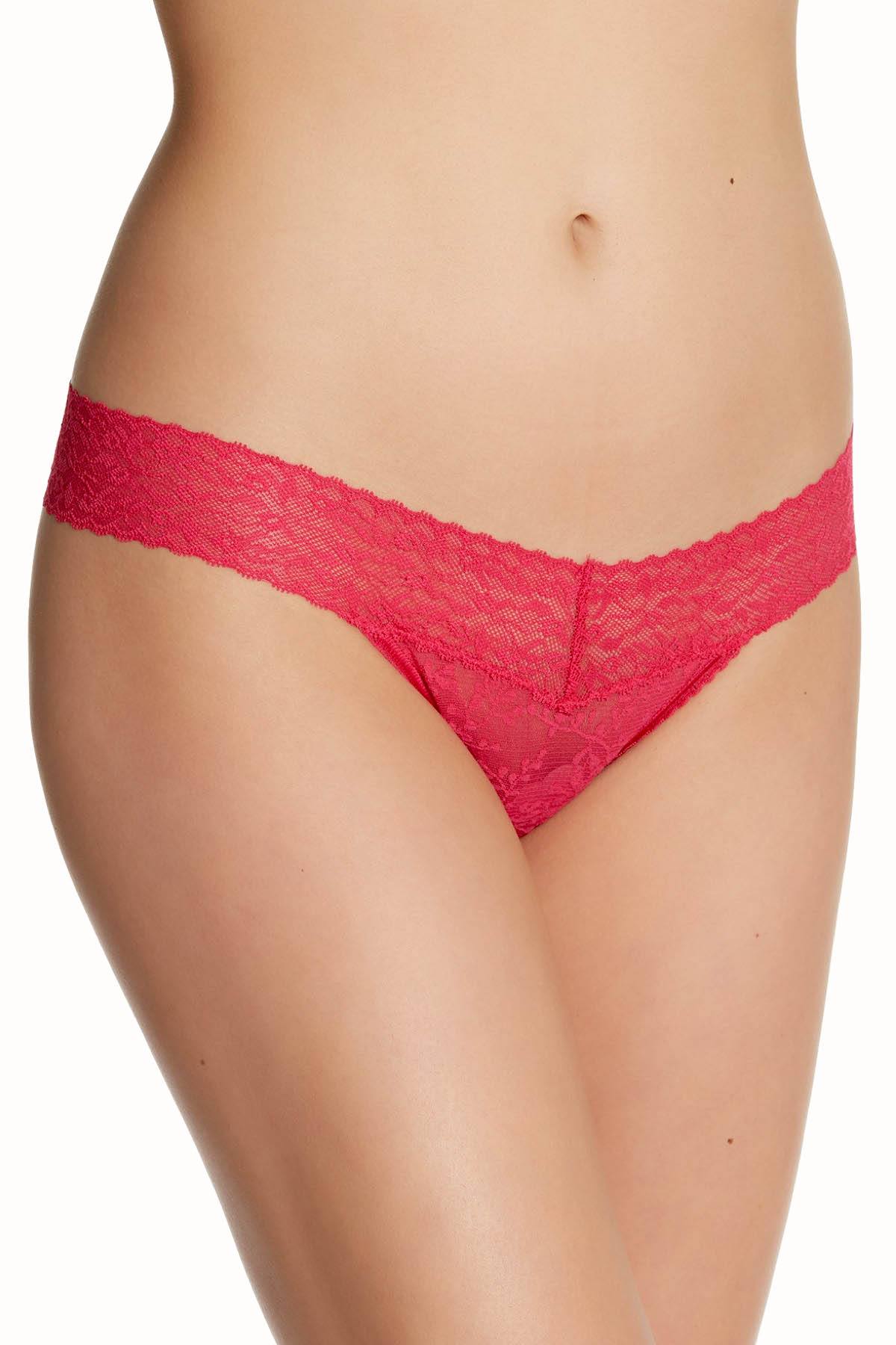 Calvin Klein Transpink Bare Lace Thong