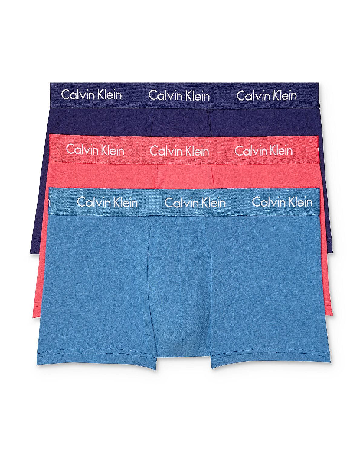 Calvin Klein Trunks Pack Of 3 Blue/Pink/Navy
