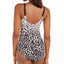 Calvin Klein Twist-front Tummy-control One-piece Swimsuit New Nectar Ombre Jaguar