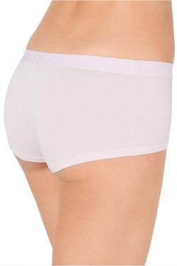 Calvin Klein Ultimate Logo Waist Boyshort in Aurelie Pink thumbnail 2