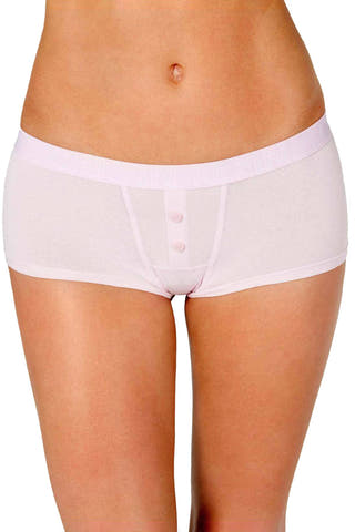 Calvin Klein Ultimate Logo Waist Boyshort in Aurelie Pink
