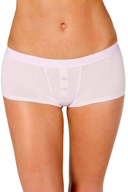 Calvin Klein Ultimate Logo Waist Boyshort in Aurelie Pink thumbnail 1