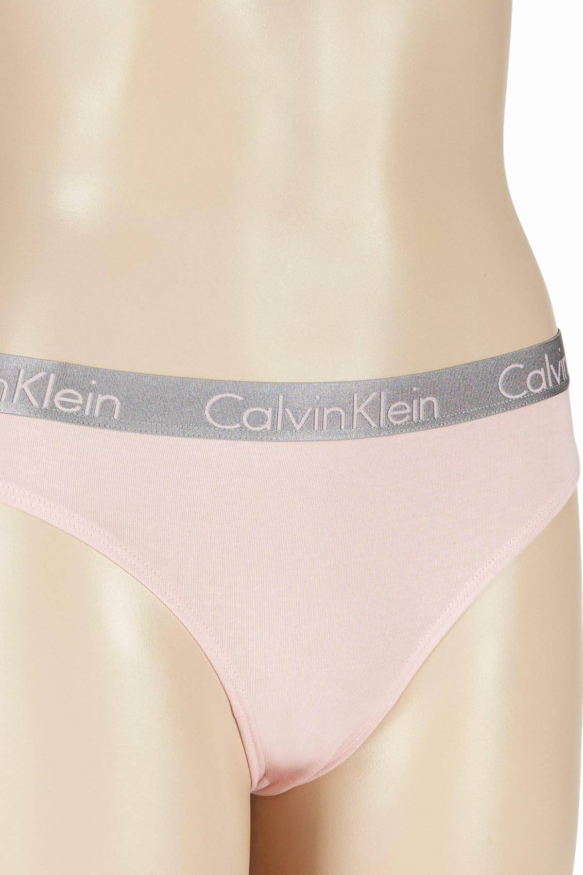 Calvin Klein Undone-Pink Radiant Cotton Bikini