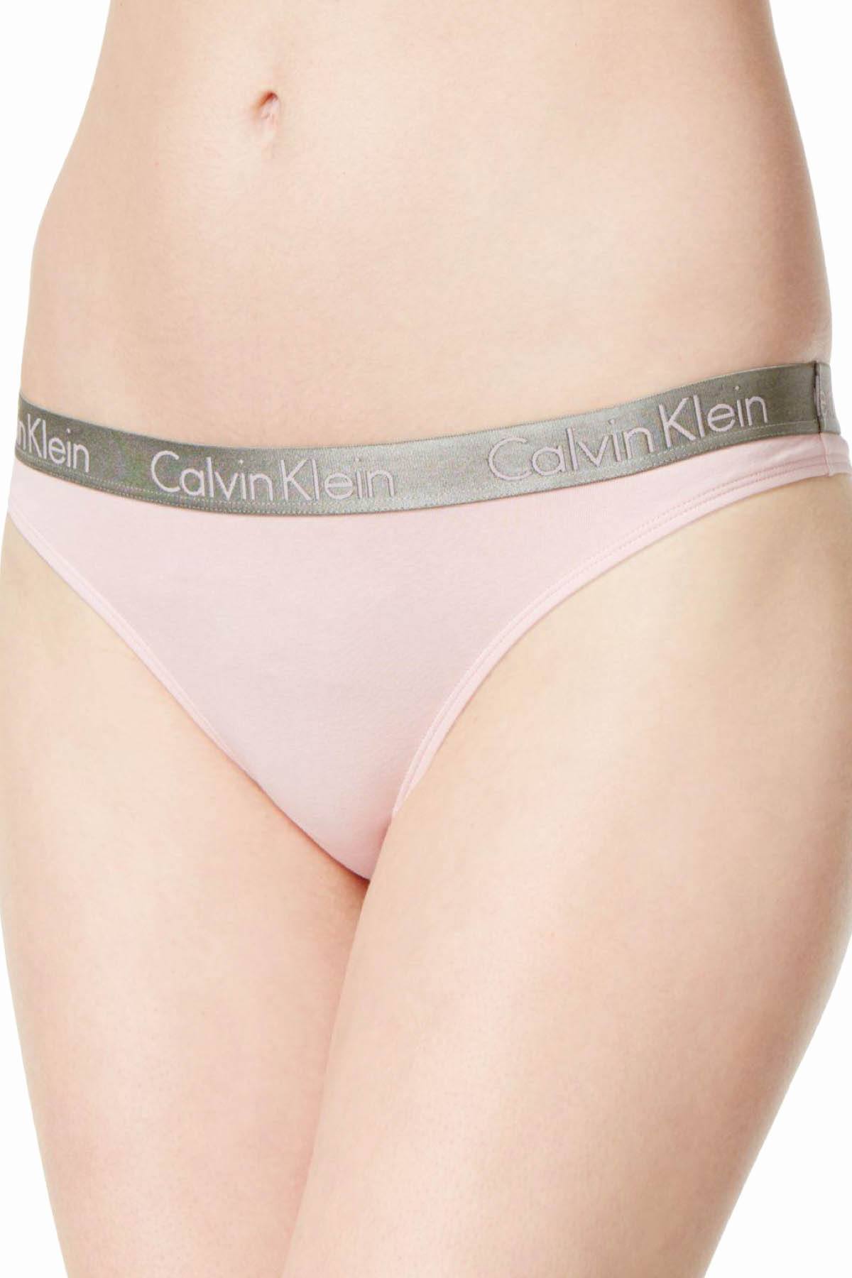 Calvin Klein Undone-Pink Radiant Cotton Thong