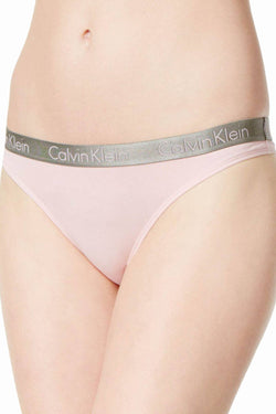 Calvin Klein Undone-Pink Radiant Cotton Thong thumbnail 1