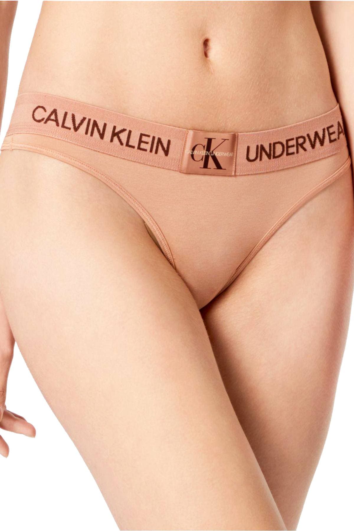 Calvin Klein Unity Monogram Waist Thong