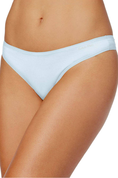 Calvin Klein Vent Blue Cotton Form Thong