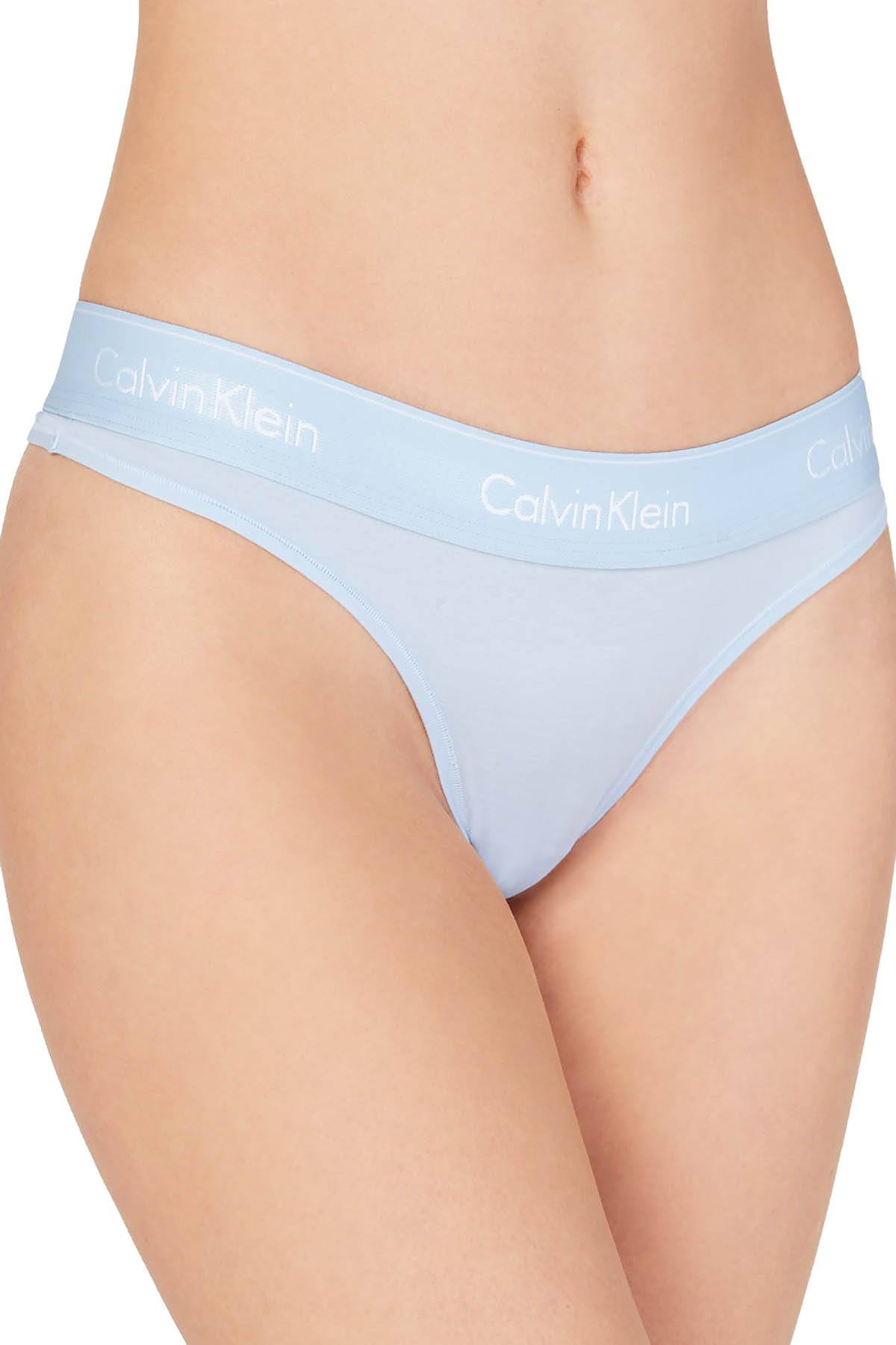 Calvin Klein Vent Blue Modern Cotton/Modal Thong