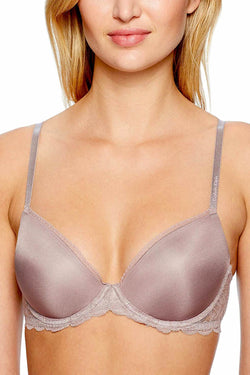 Calvin Klein Violet-Dust Seductive Comfort Lace Demi Bra thumbnail 1