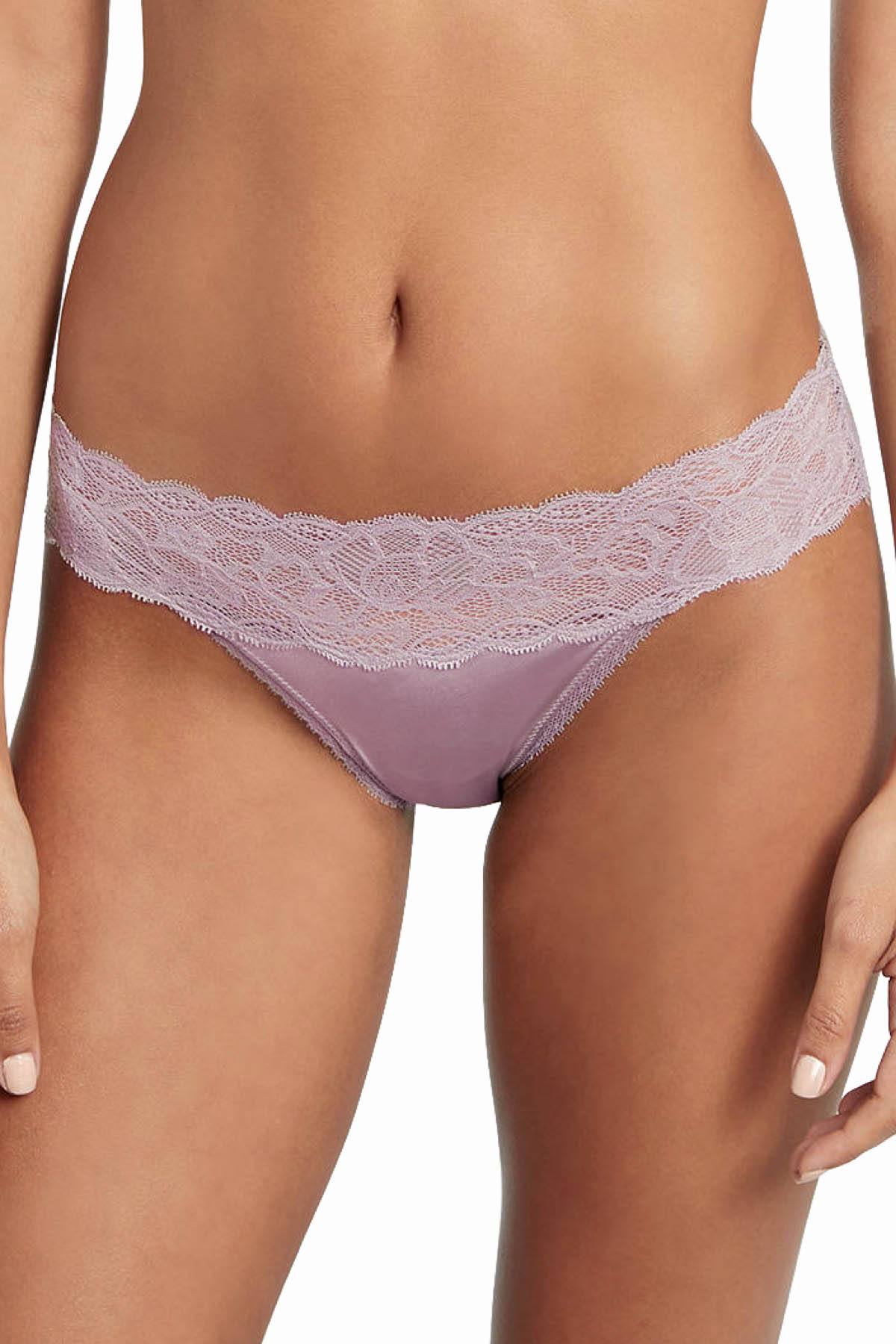 Calvin Klein Violet-Dust Seductive Comfort Lace-Waist Brief