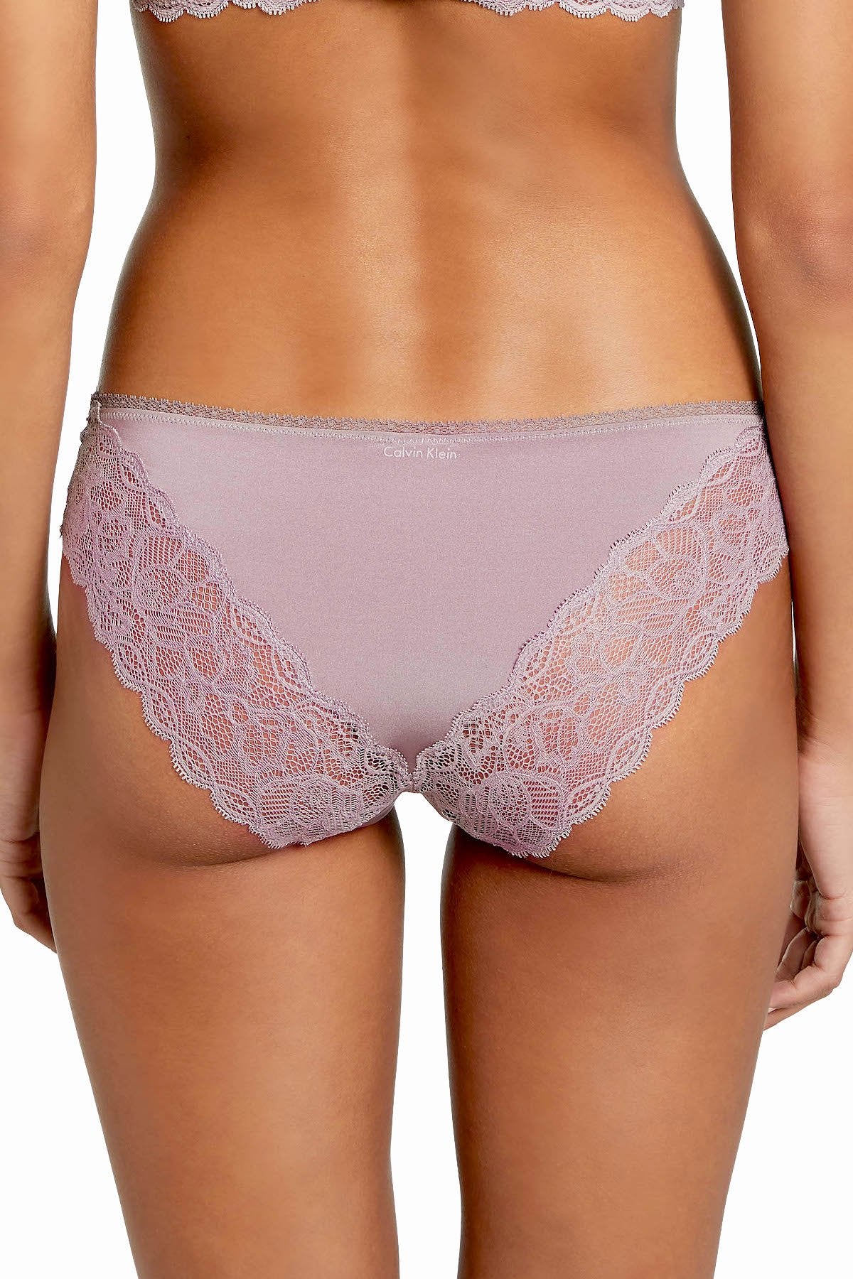 Calvin Klein Violet-Dust Seductive Comfort Lace-Waist Brief