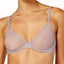 Calvin Klein Violet-Dust Sheer Marquisette Underwire Demi Bra