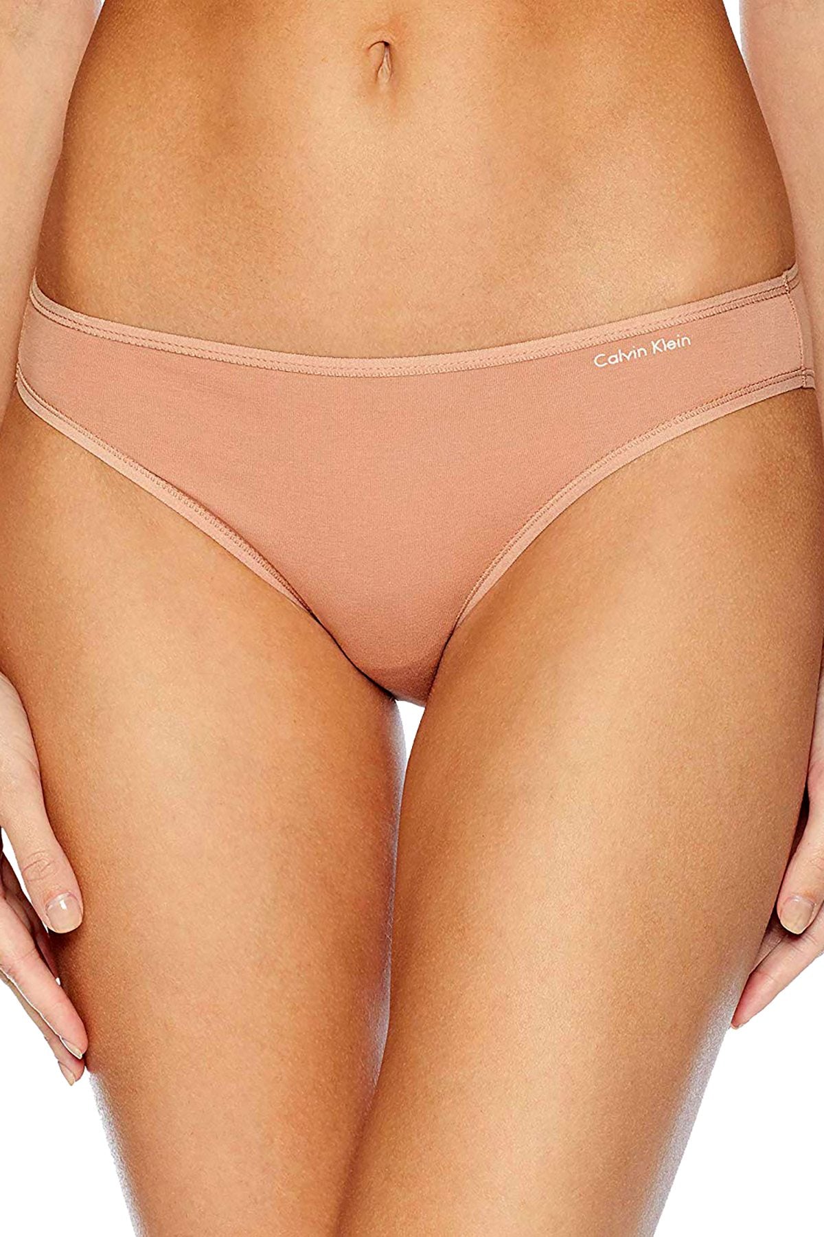 Calvin Klein Warm-Camel Cotton CK Form Bikini Brief
