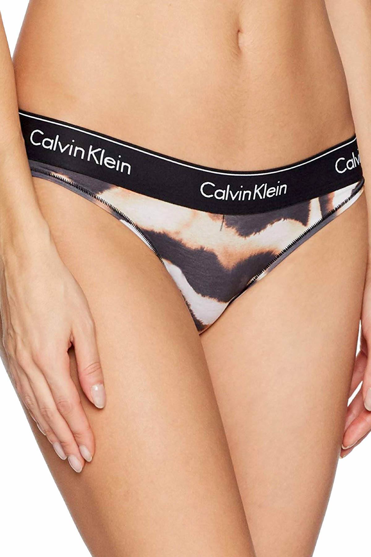 Calvin Klein Watercolor-Animal Modern Cotton Bikini Brief