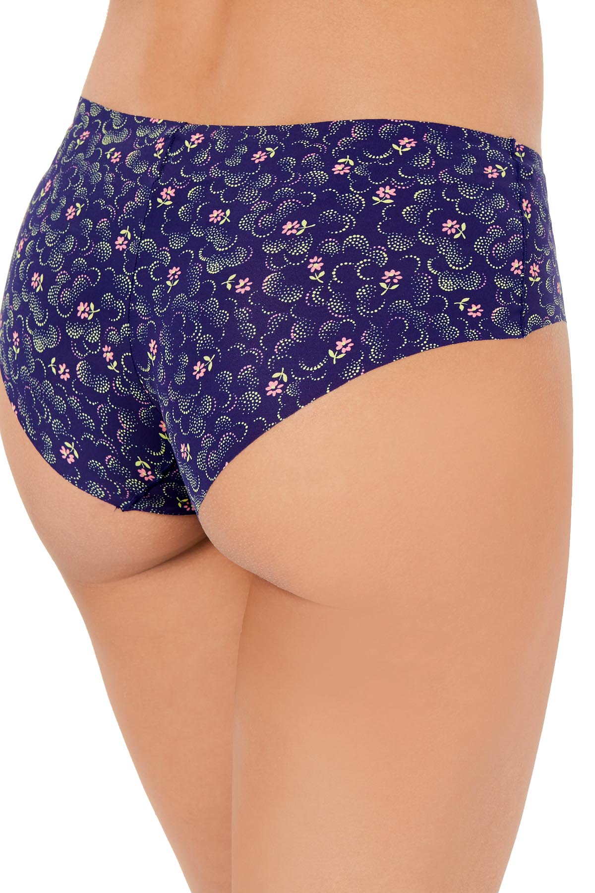 Calvin Klein Whimsical-Floral Invisibles Hipster BoyShort