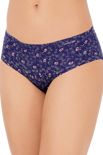 Calvin Klein Whimsical-Floral Invisibles Hipster BoyShort