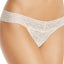 Calvin Klein White Bare-Lace Thong