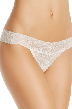 Calvin Klein White Bare-Lace Thong thumbnail 1