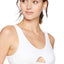 Calvin Klein White Body Unlined Keyhole Bralette