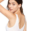 Calvin Klein White Body Unlined Keyhole Bralette