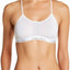 Calvin Klein White CK-One Low-Impact Micro-Mesh Bralette