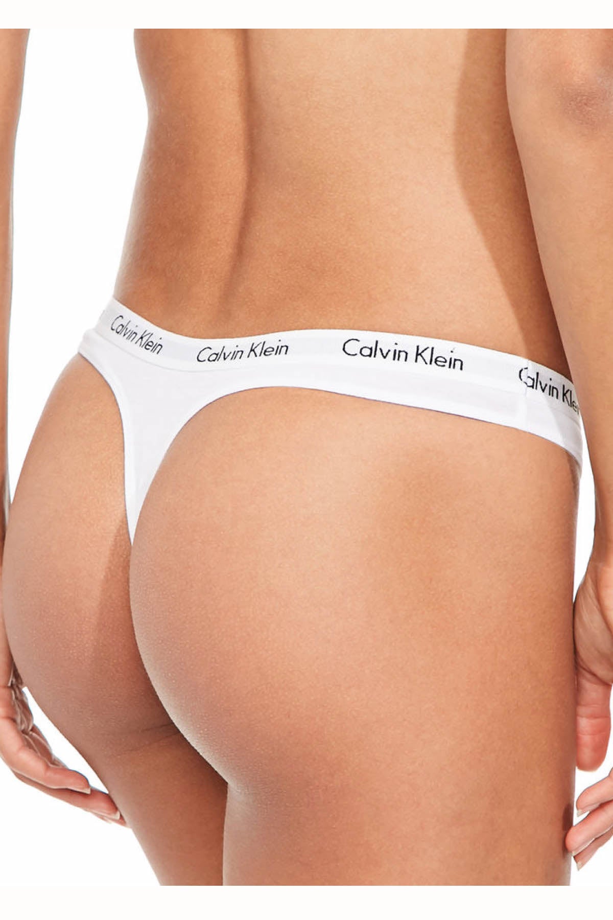 Calvin Klein White Carousel Thong