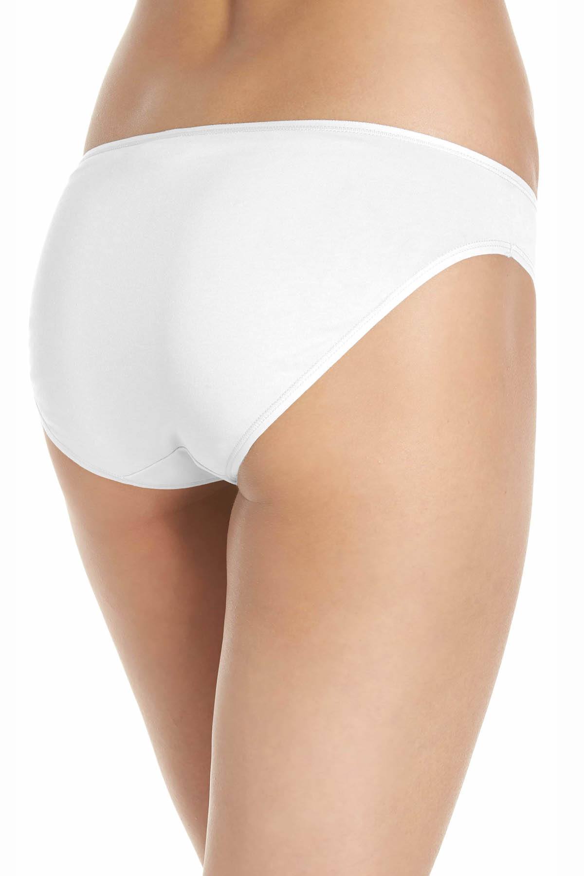 Calvin Klein White Cotton CK Form Bikini Brief