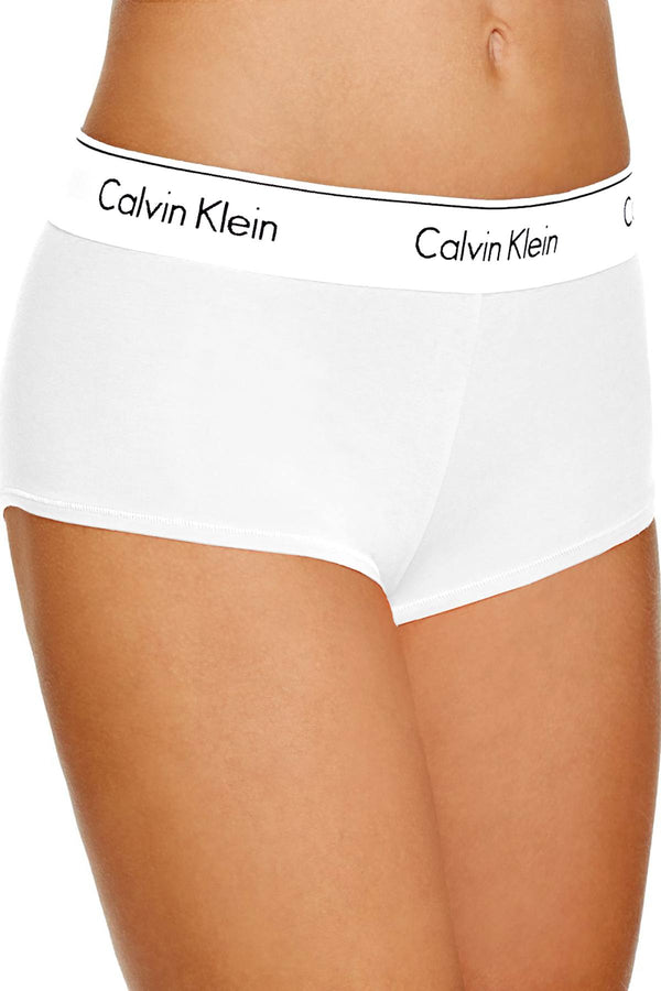 Calvin Klein White Modern Cotton Boyshort