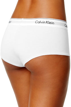 Calvin Klein White Modern Cotton Boyshort thumbnail 2